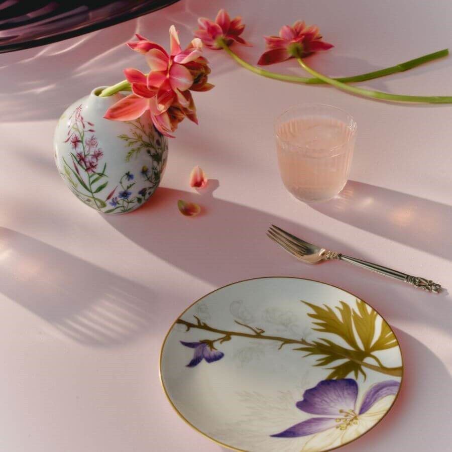 Vase vilde blomster 13 cm