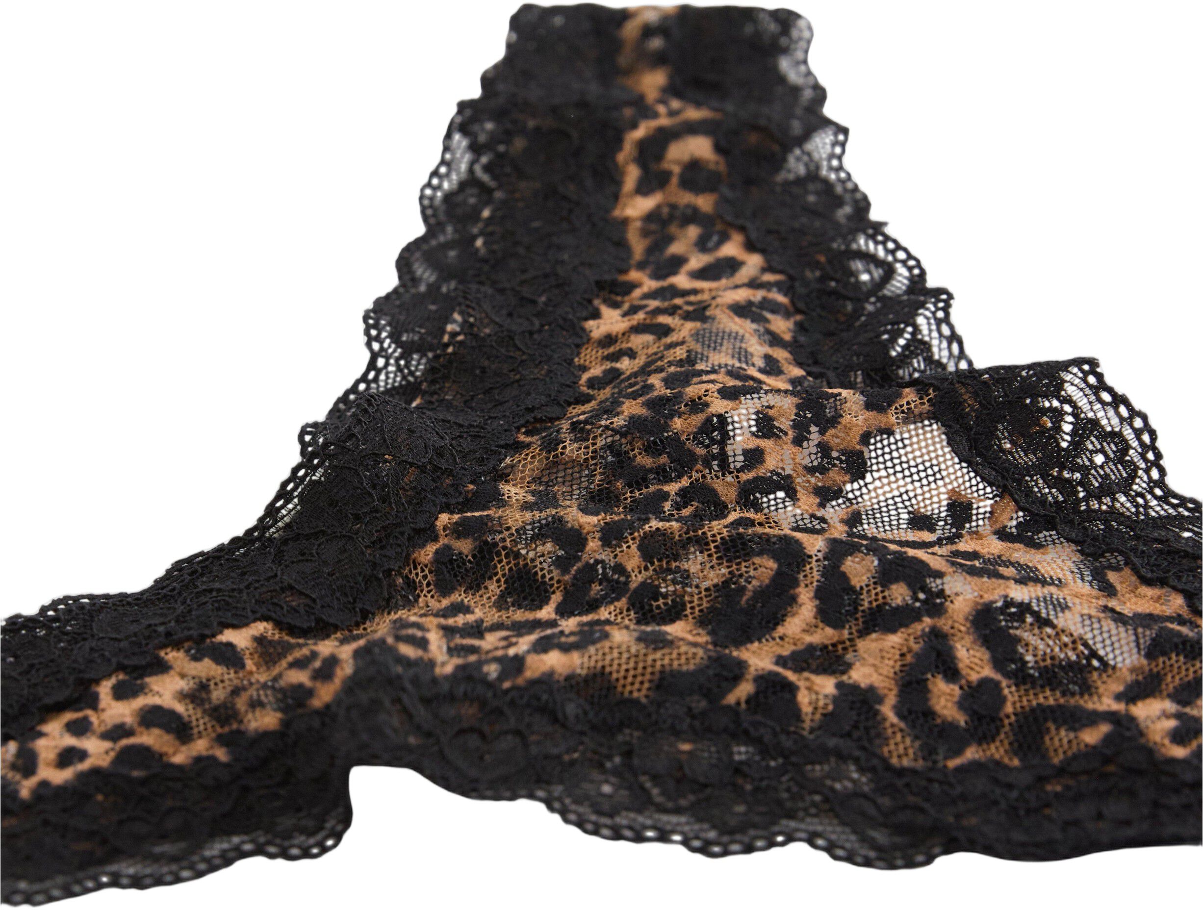 Stringtrosor i spets och mesh-kanga