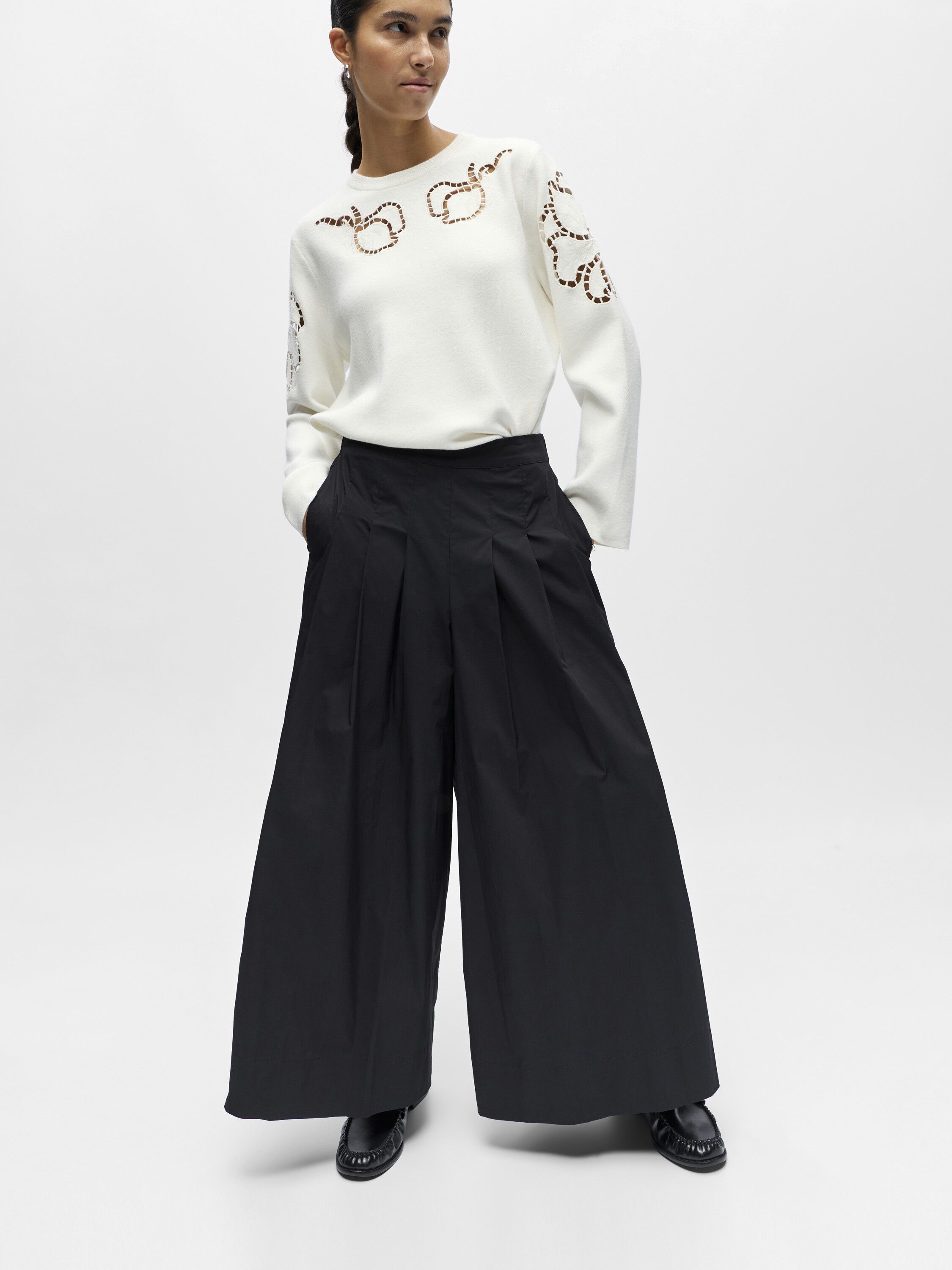 Objpaige Hw Plisse Culotte Pant 145