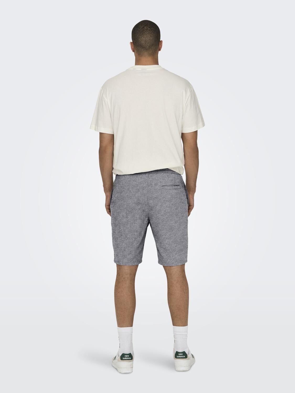 ONSLINUS 0007 COT LIN SHORTS NOOS