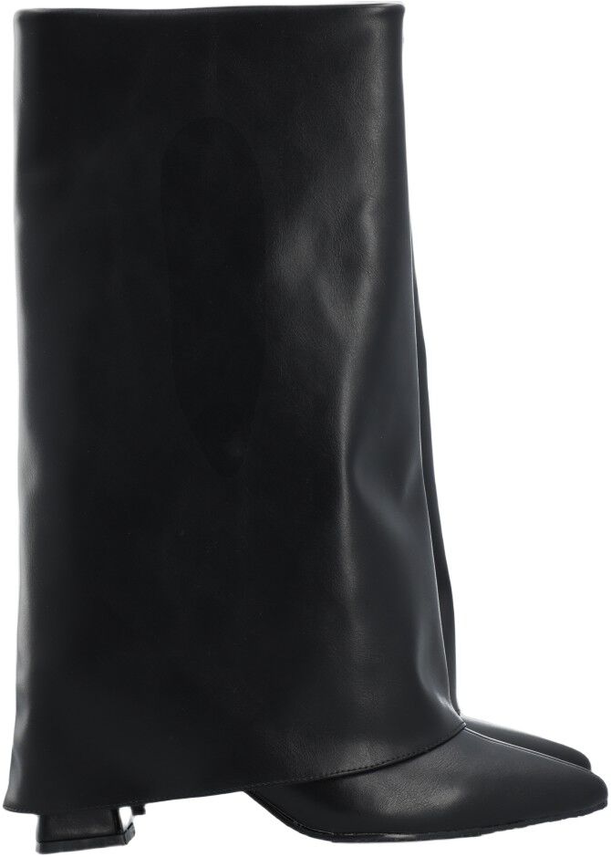 BIAMARALYN Fold Over Boot Faux Leather