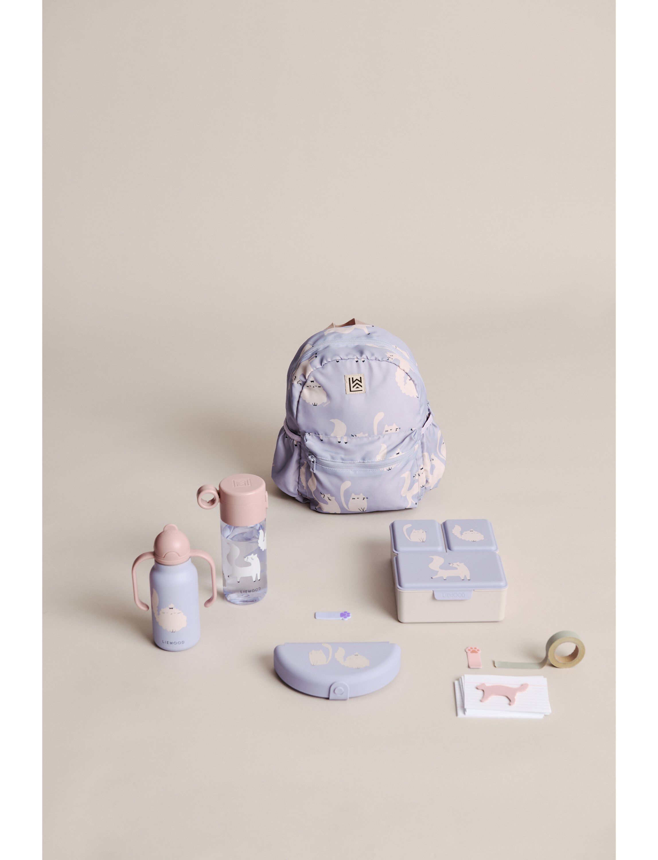 Andreas Backpack Cat / Warm lilac-O