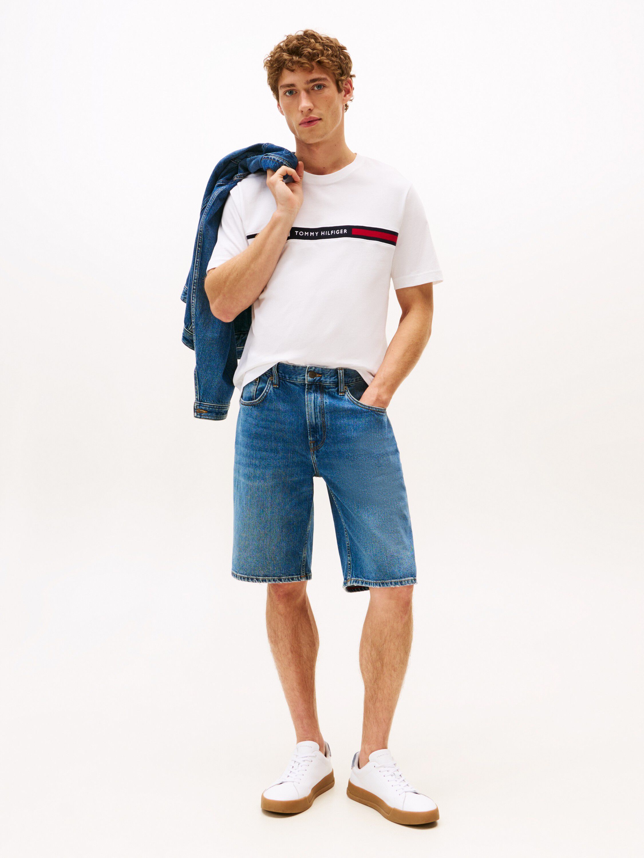 Logo Embroidery Insert Jersey T-Shirt