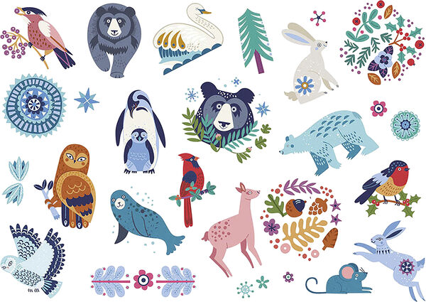 Auzou - Little Tattoos - Nordic Animals