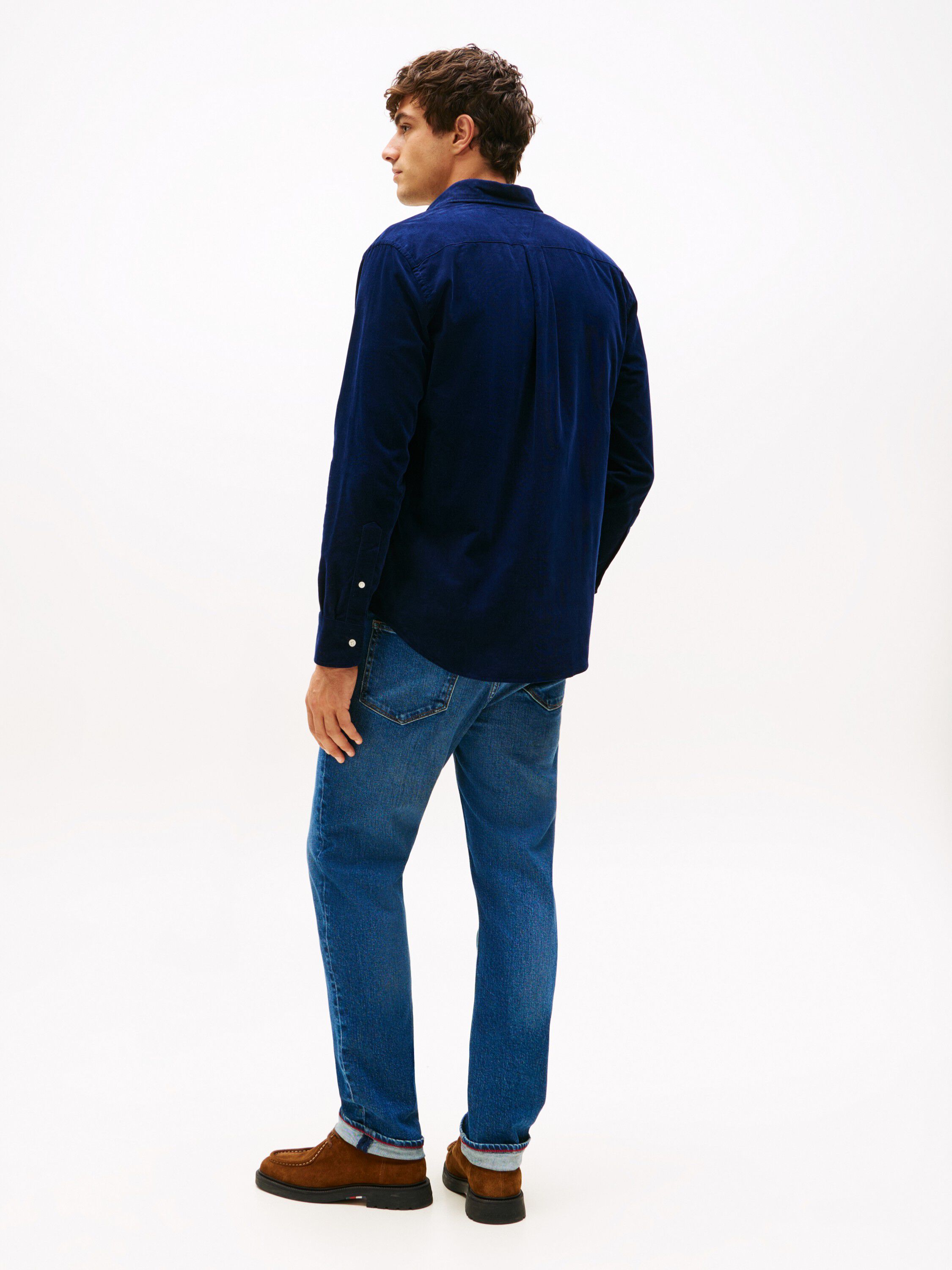 Regular Fit Fine Corduroy Shirt