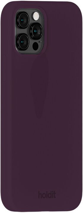 Silicone Case iPhone 12/12 Pro Deep Plum