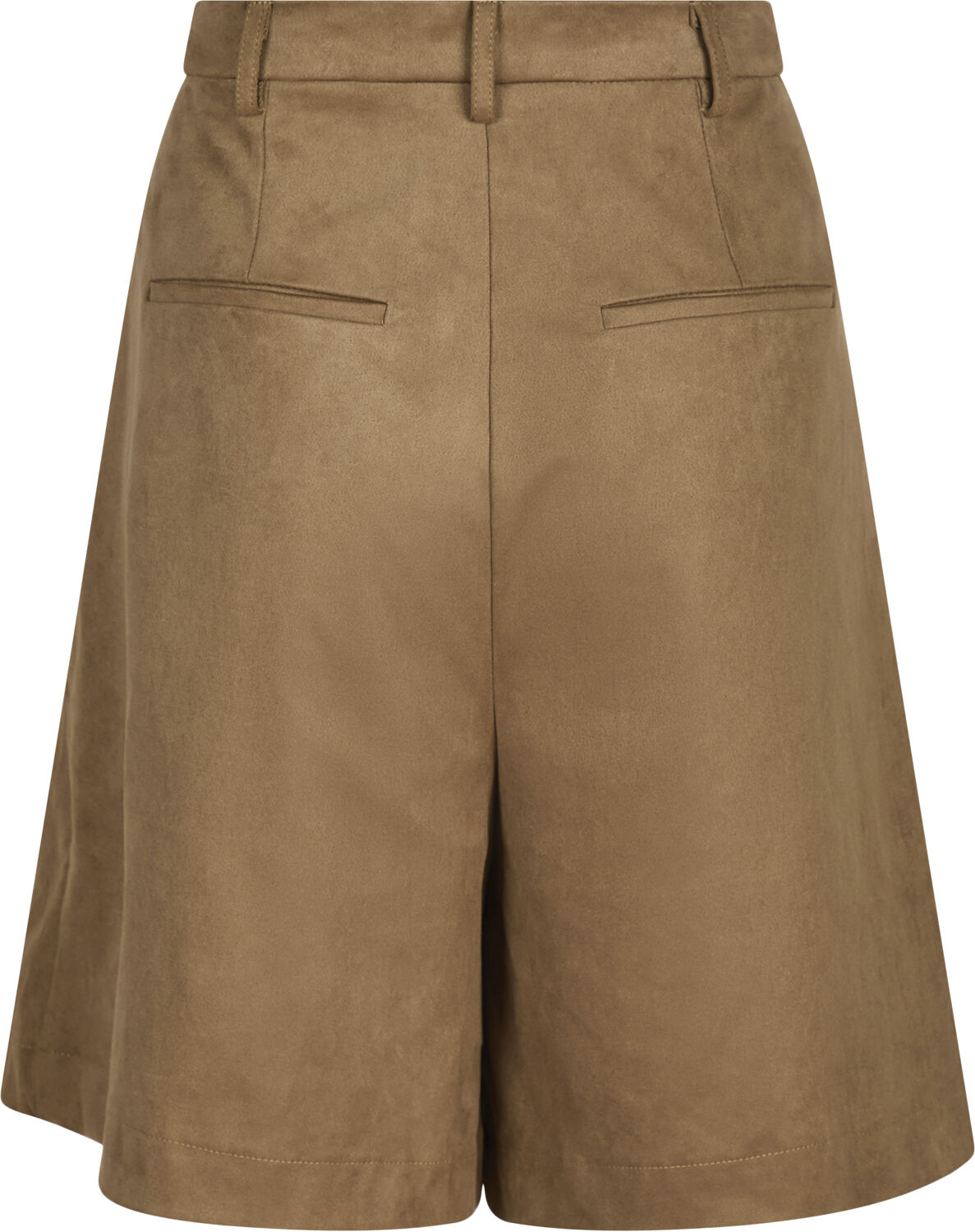 Nika Faux Suede Bermuda Shorts