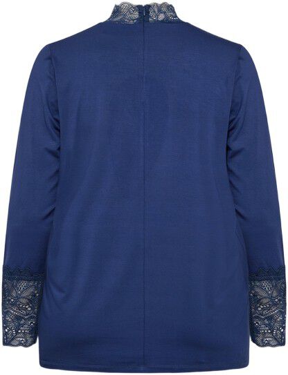 Curvy WA-STELLA 8 Bluse Bl&aring;