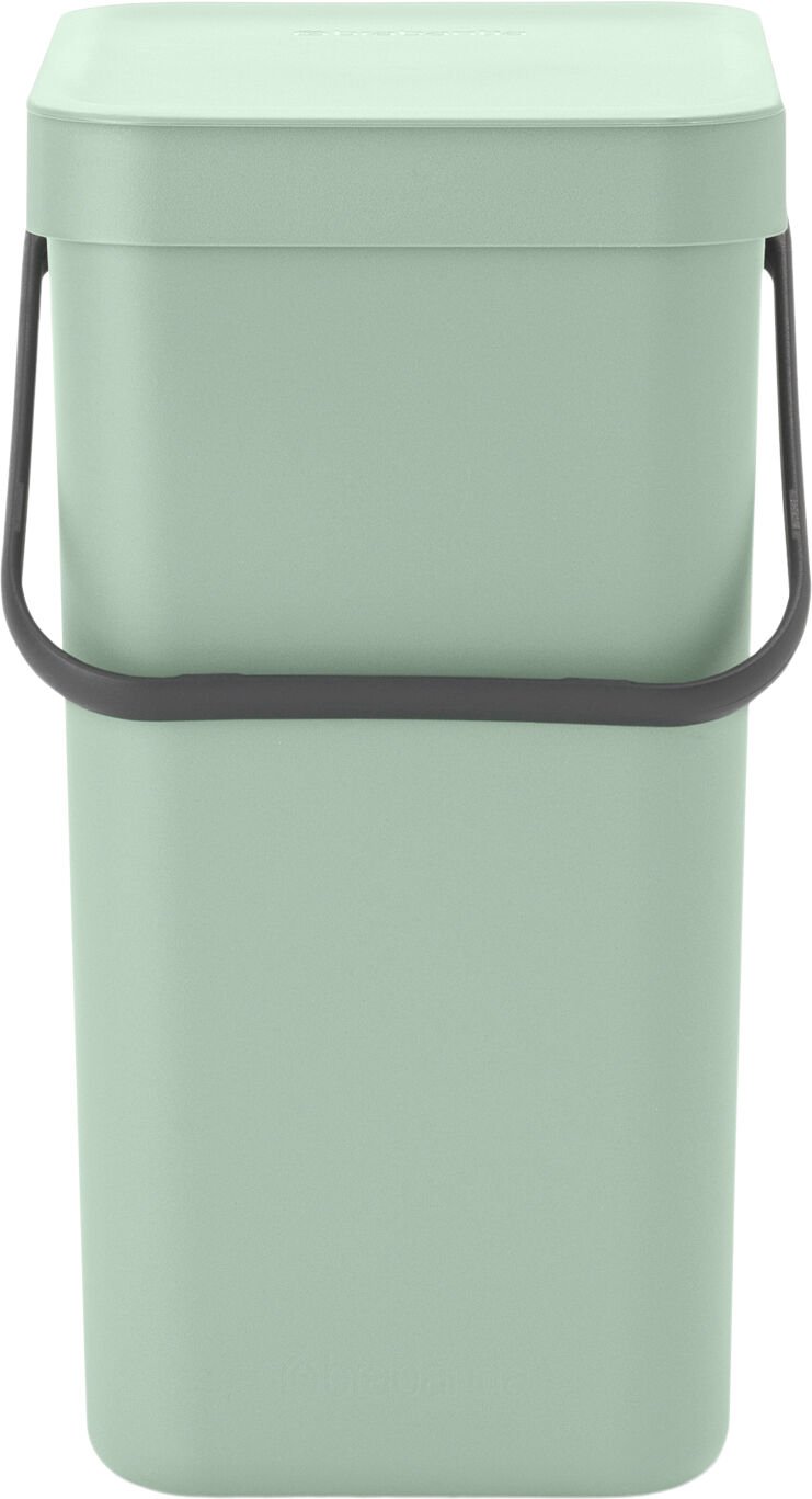 Affaldsspand m/l&aring;g sort.kon. 12 ltr