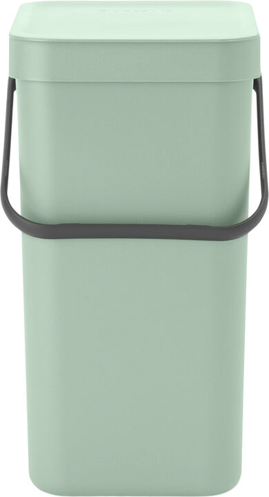 Affaldsspand m/låg sort.kon. 12 ltr