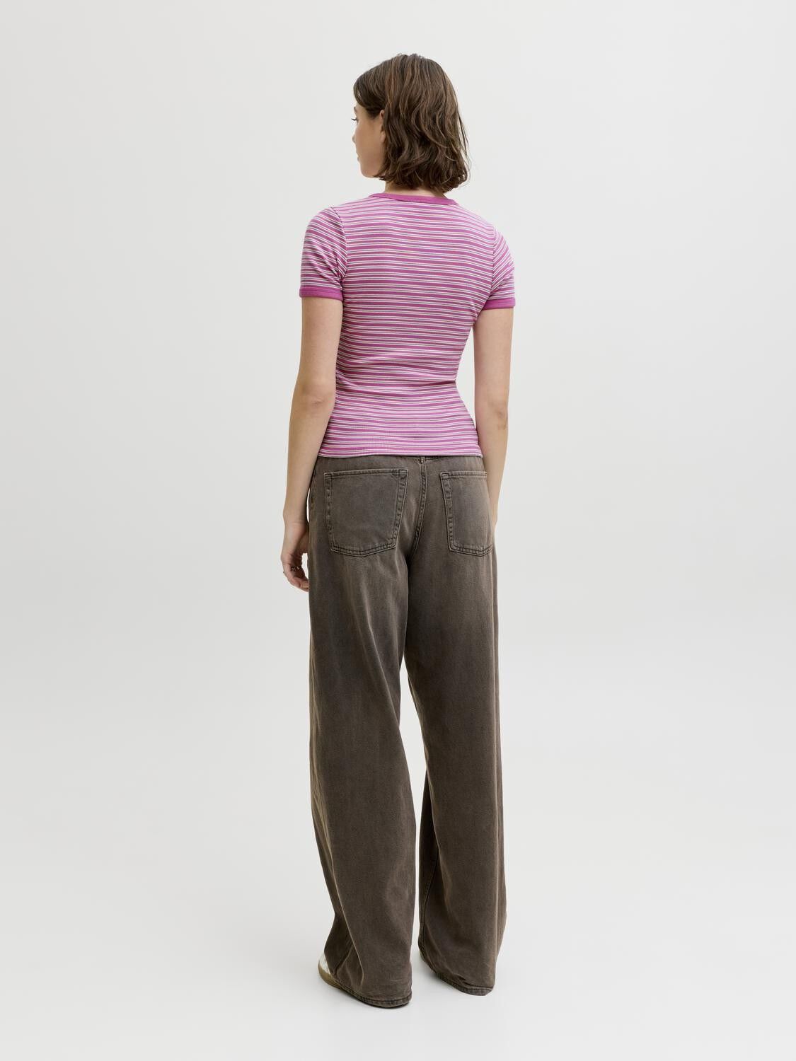 JXFRANKIE STR SS STRIPE TEE JRS