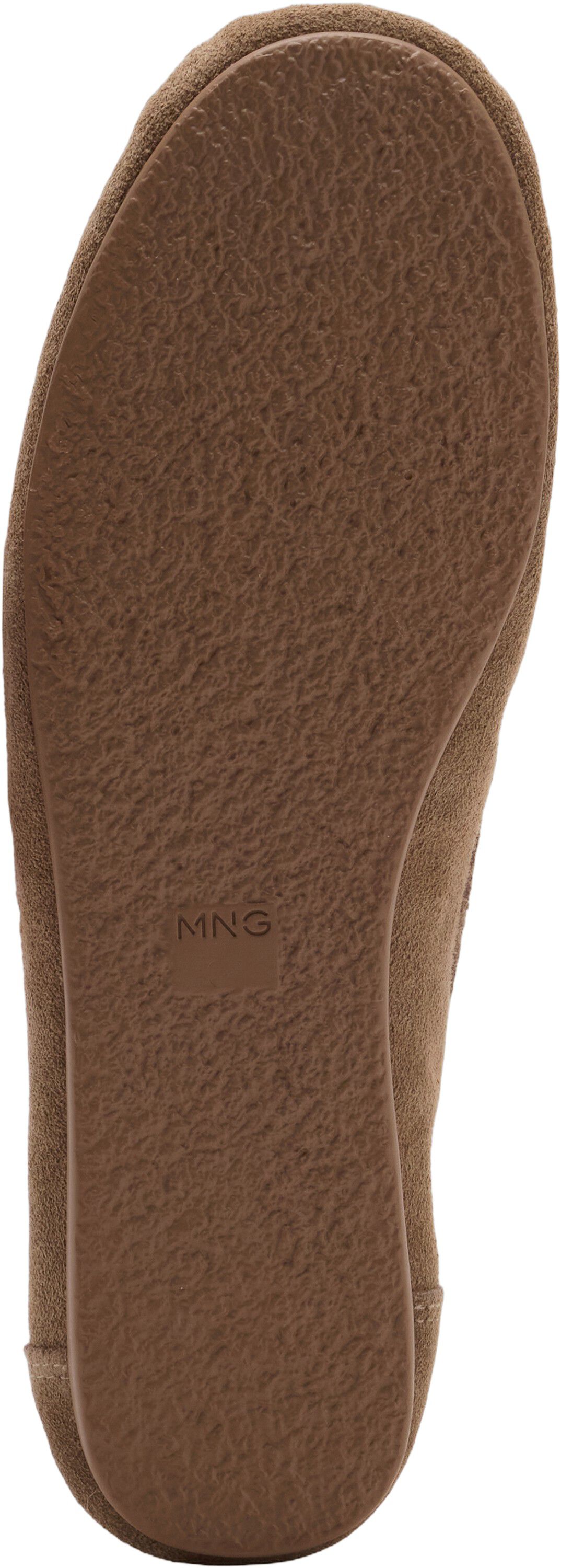 Suede penny loafers