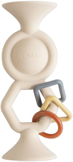 Mushie HexaPop Suction Toy Shifting Sand