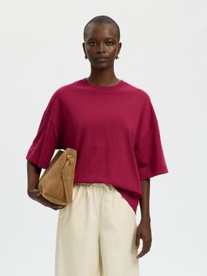 SLWCOLWOMAN 2/4 OVERSIZED TEE NOOS