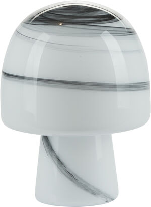 Funghitable lamp with marblin