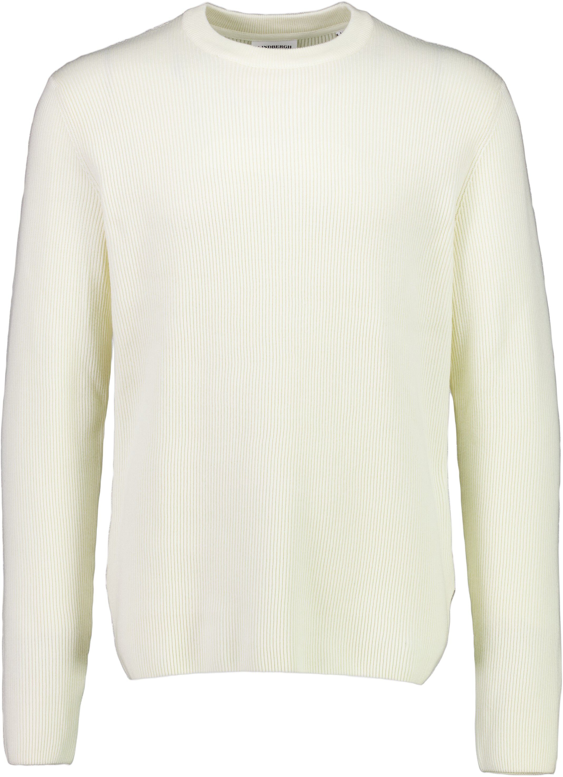 Rib knitted o-neck knit