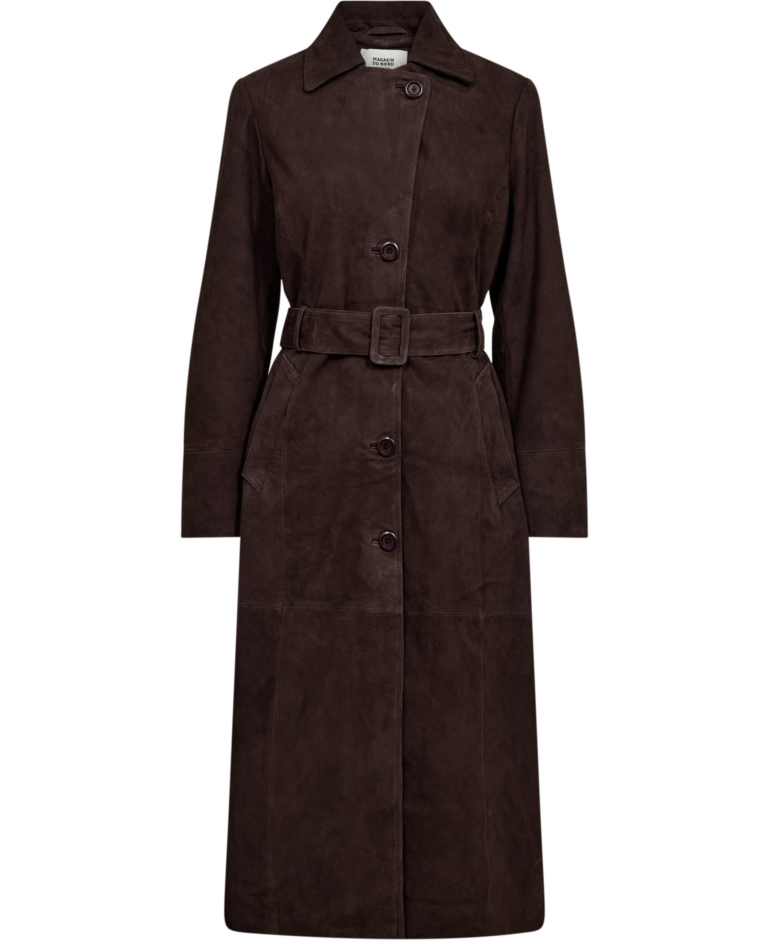 Esi 8 Trench coat - 100% Lamb suede LWG