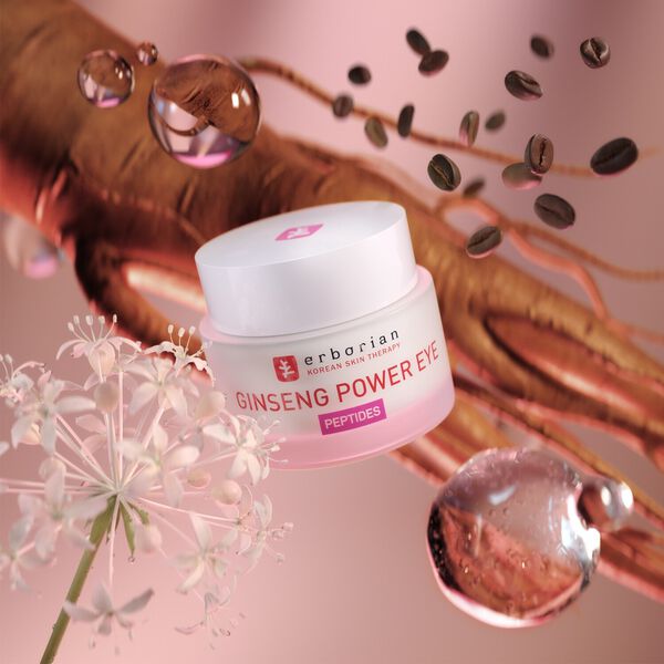 Ginseng Power Eye  Udglattende øjencreme  fine linjer og rynker