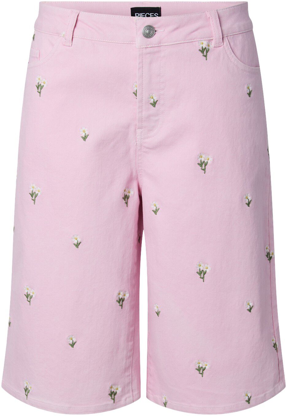 PCFLORA MW LONG EMB SHORTS DNM D2D