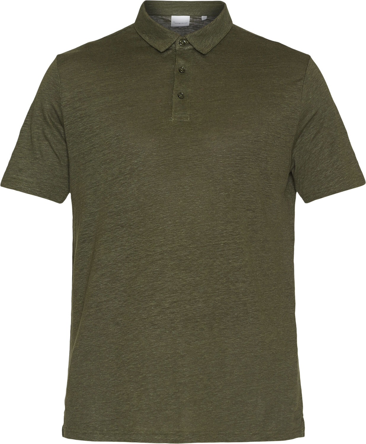 Regular linen polo - GOTS/Vegan