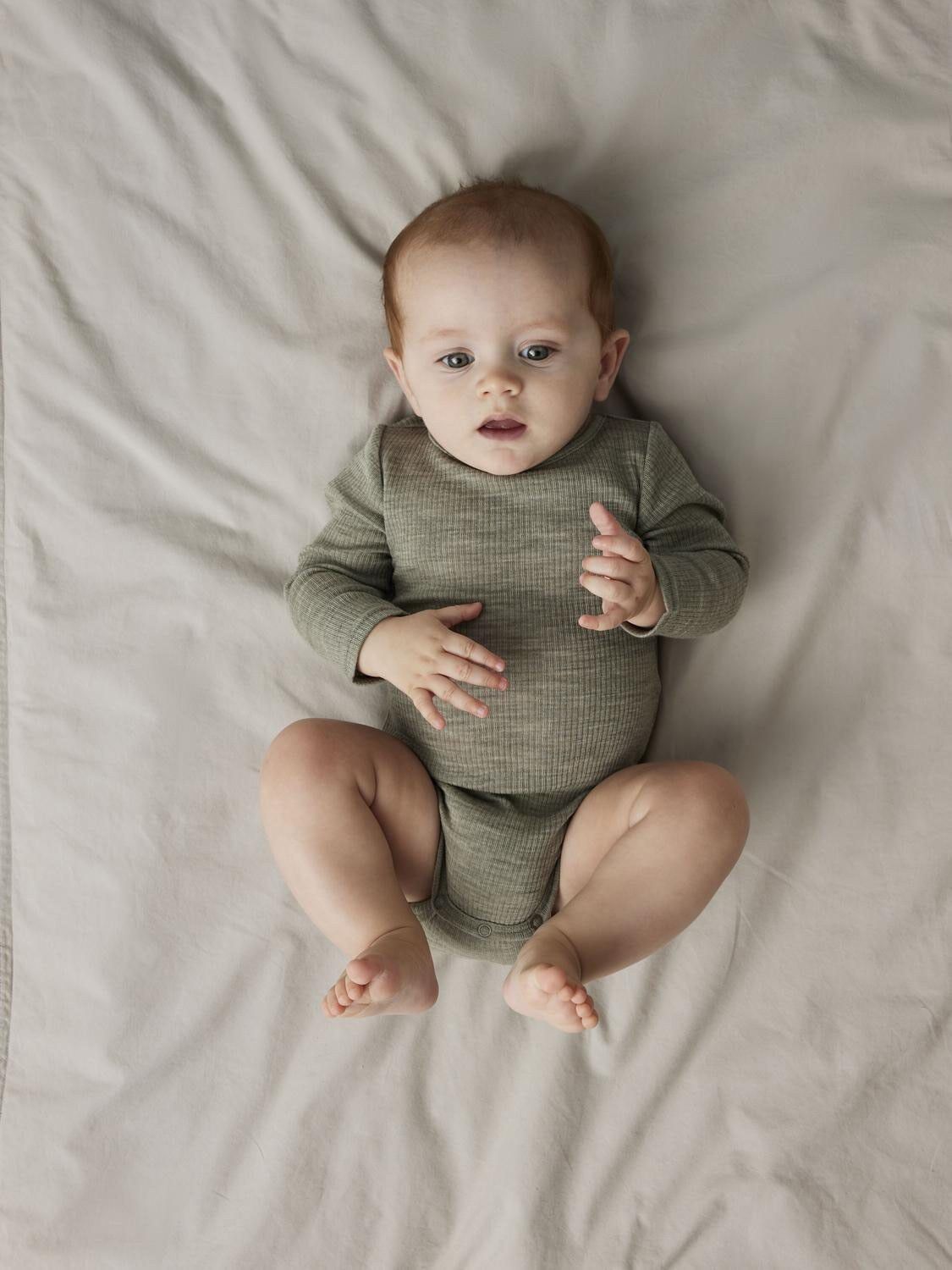 NBNWAX WOOL RIB LS BODY NOOS