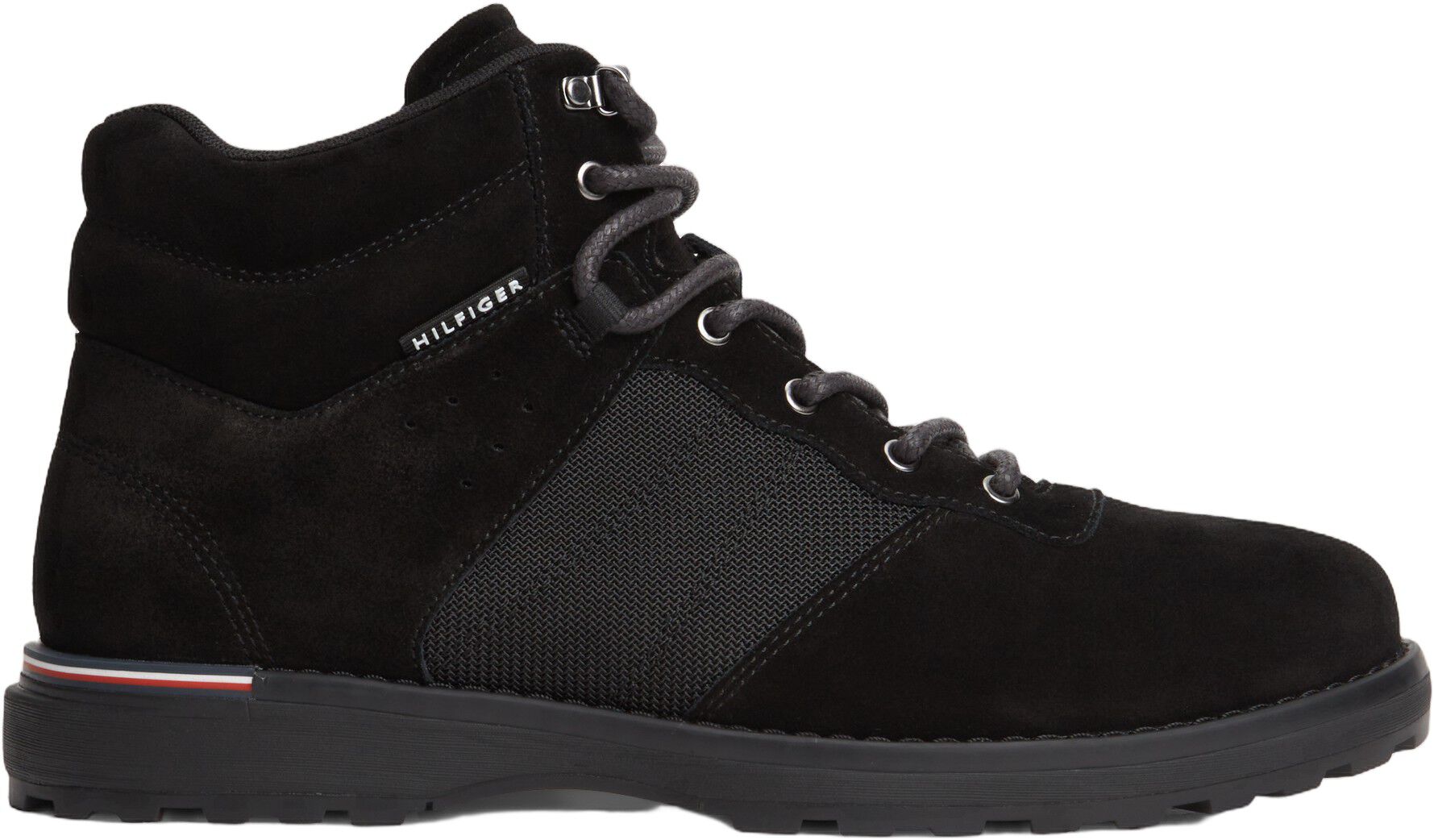 Suede Outdoor Cleat Mesh Panel Boots