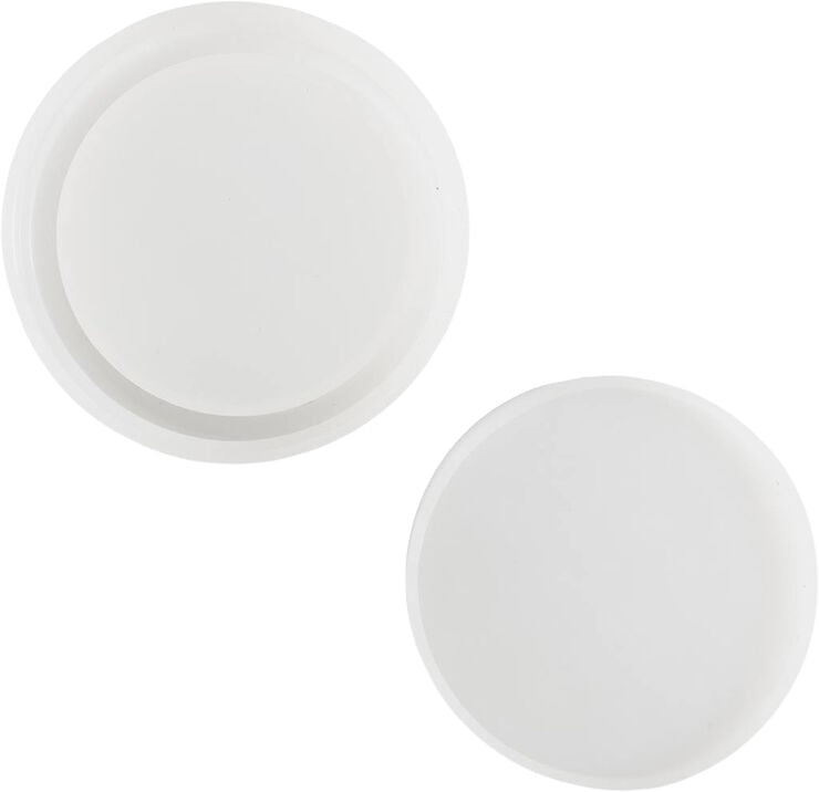Silikoneform, Krukke med låg, H: 4,5 cm, diam. 7,5 cm,