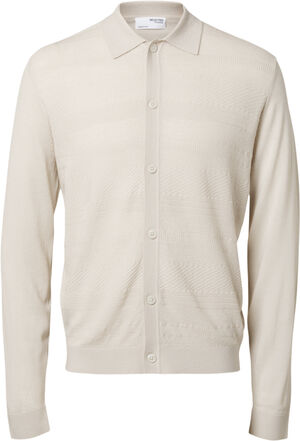 SLHTRAY LS KNIT MERINO POLO CARDIGA