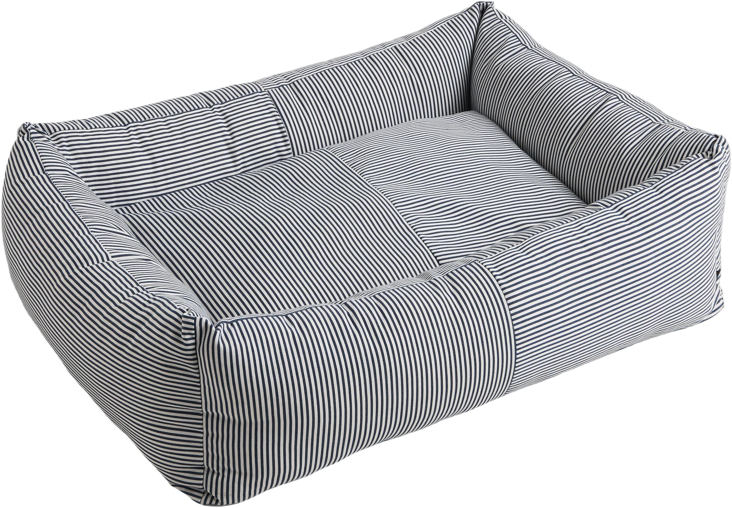 HAY Dogs Bed Zip-Large-Blue and whi