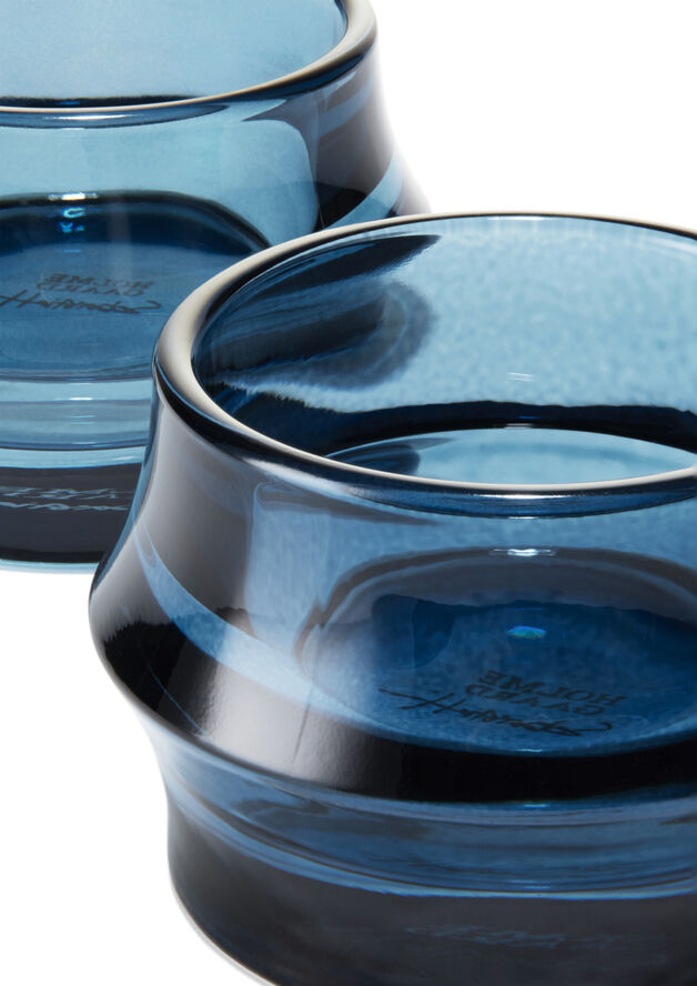 ARC Fyrfadsstage Ø7. 2 cm mørk blå 2 stk.