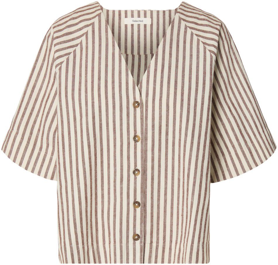 SLFJOHANNE RELAXED 2/4 SHIRT B