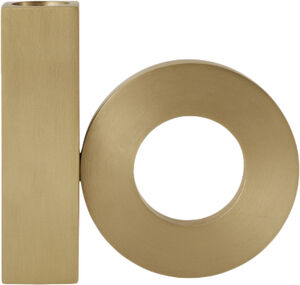 Baari Solid Brass Candleholder