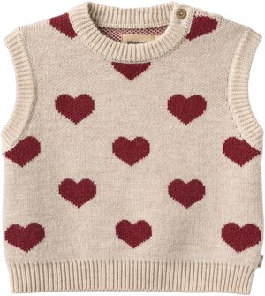 Jacquard Strik Vest Gaby