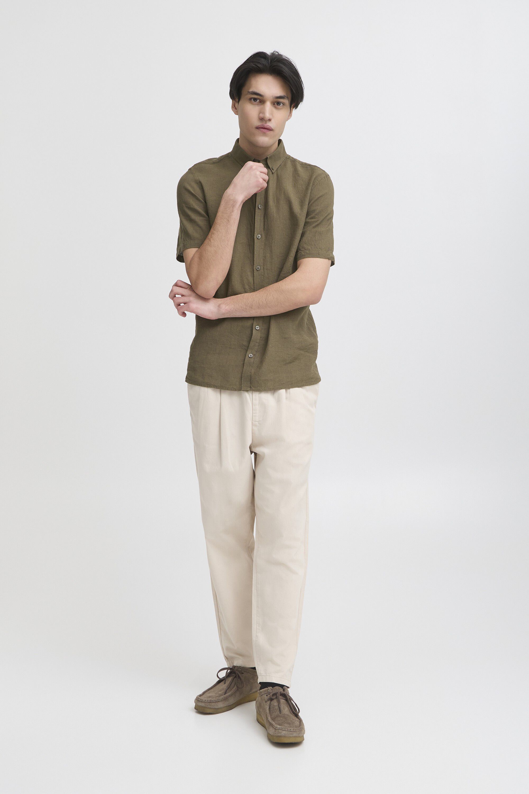 CFANTON 0071 SS 100% linen shirt