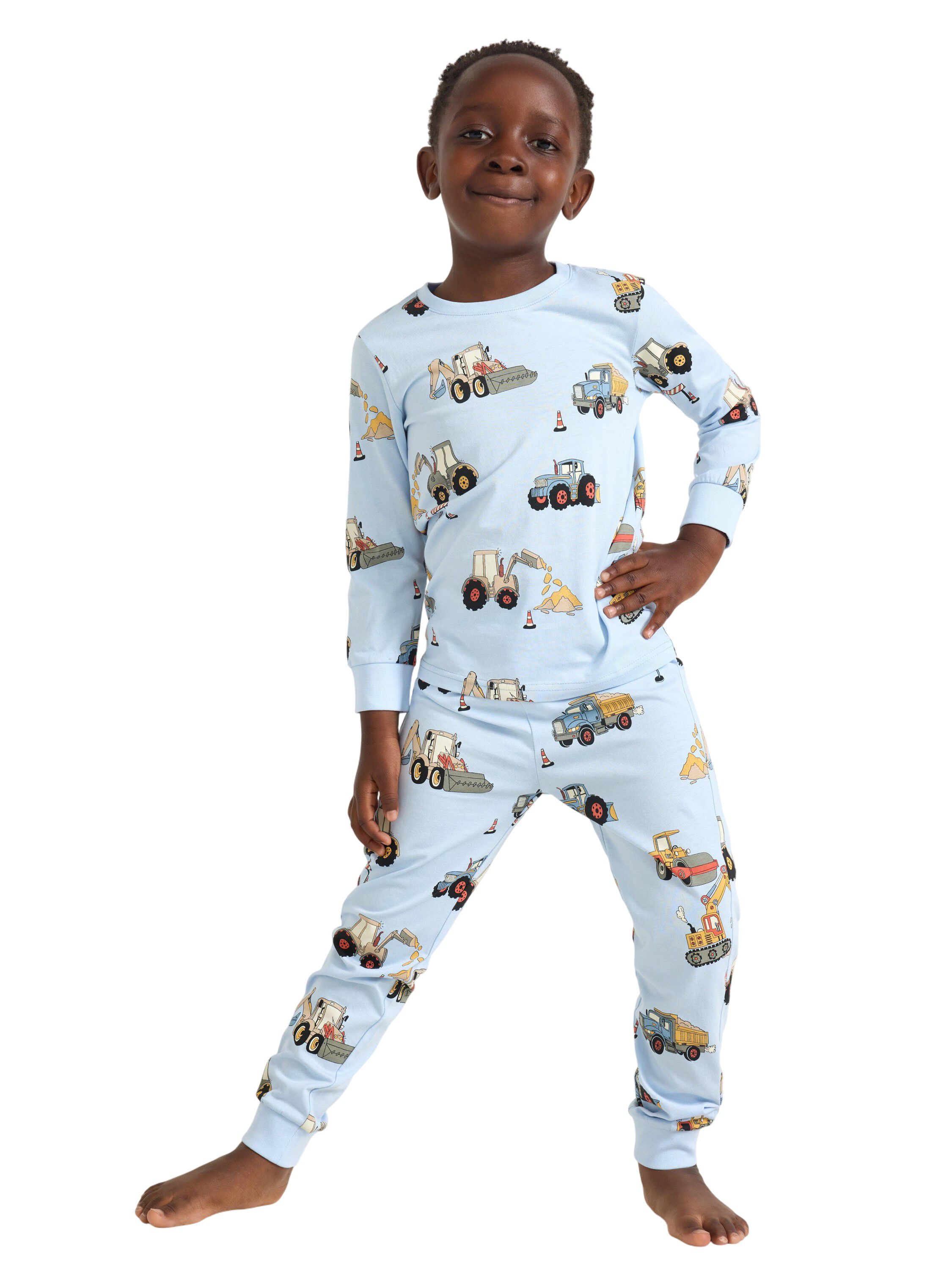 Cosy pyjama set in soft cotton jers