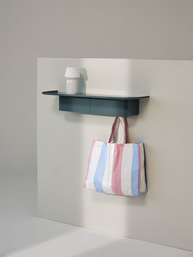 Korpus Shelf-Large 7 hooks-Sea powd