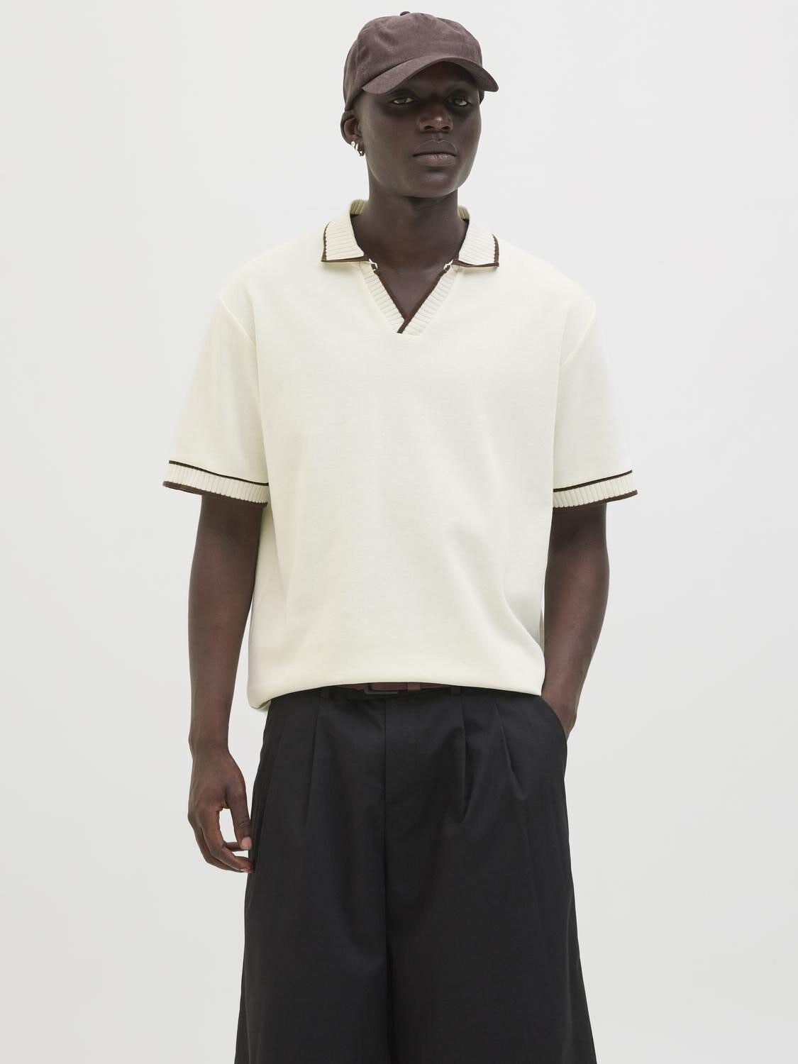 JORSUMMER SPLIT NECK POLO STYD SS25