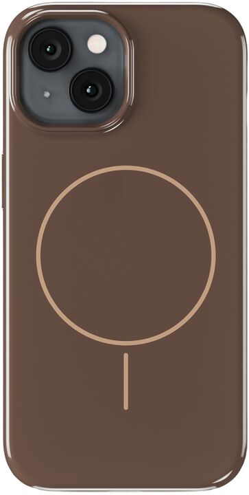 Mono Case Magsafe iPhone 15/14/13 Chocolate/Beige