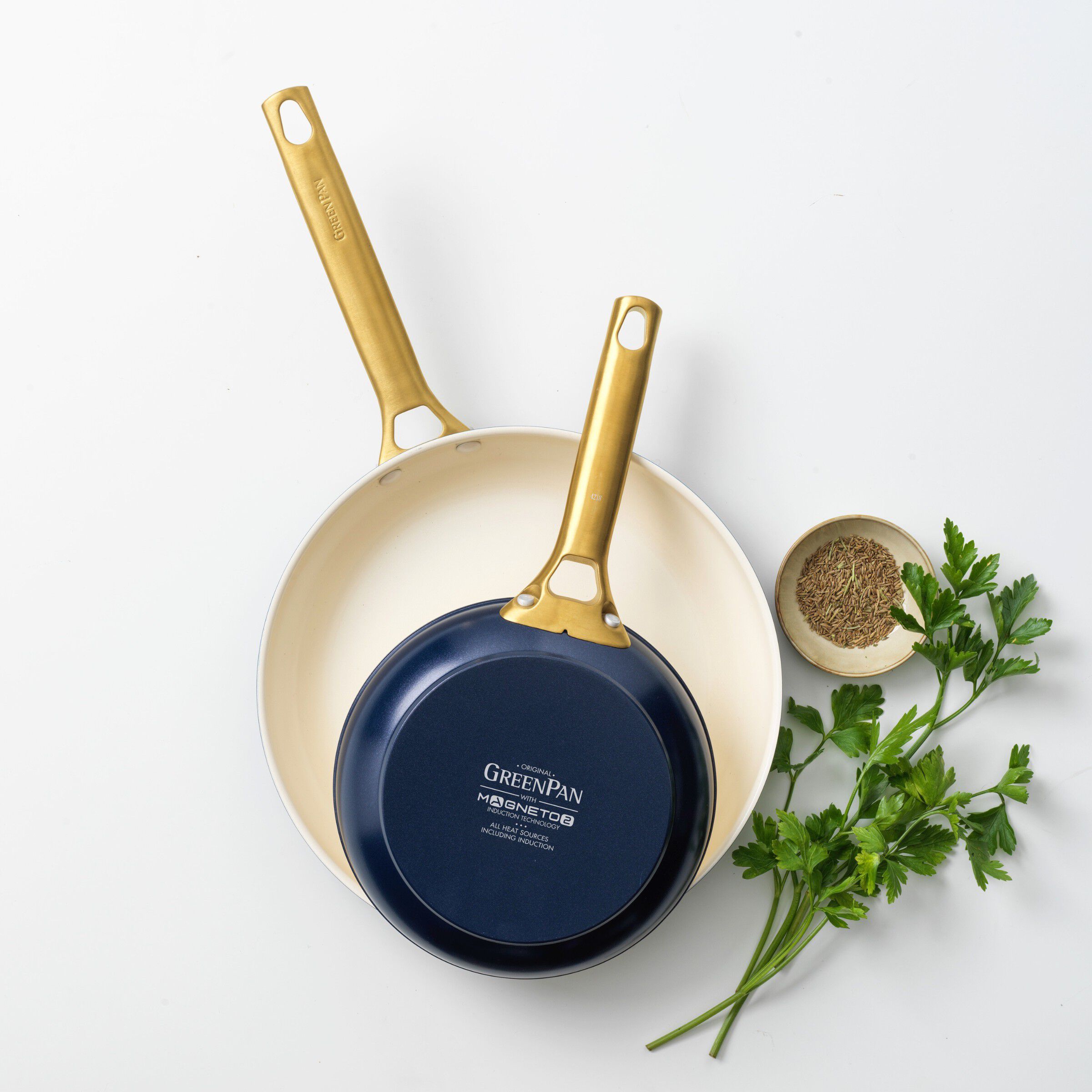 Greenpan Padova Frypan set 2 pcs. 20cm+26cm. Oxford Blue