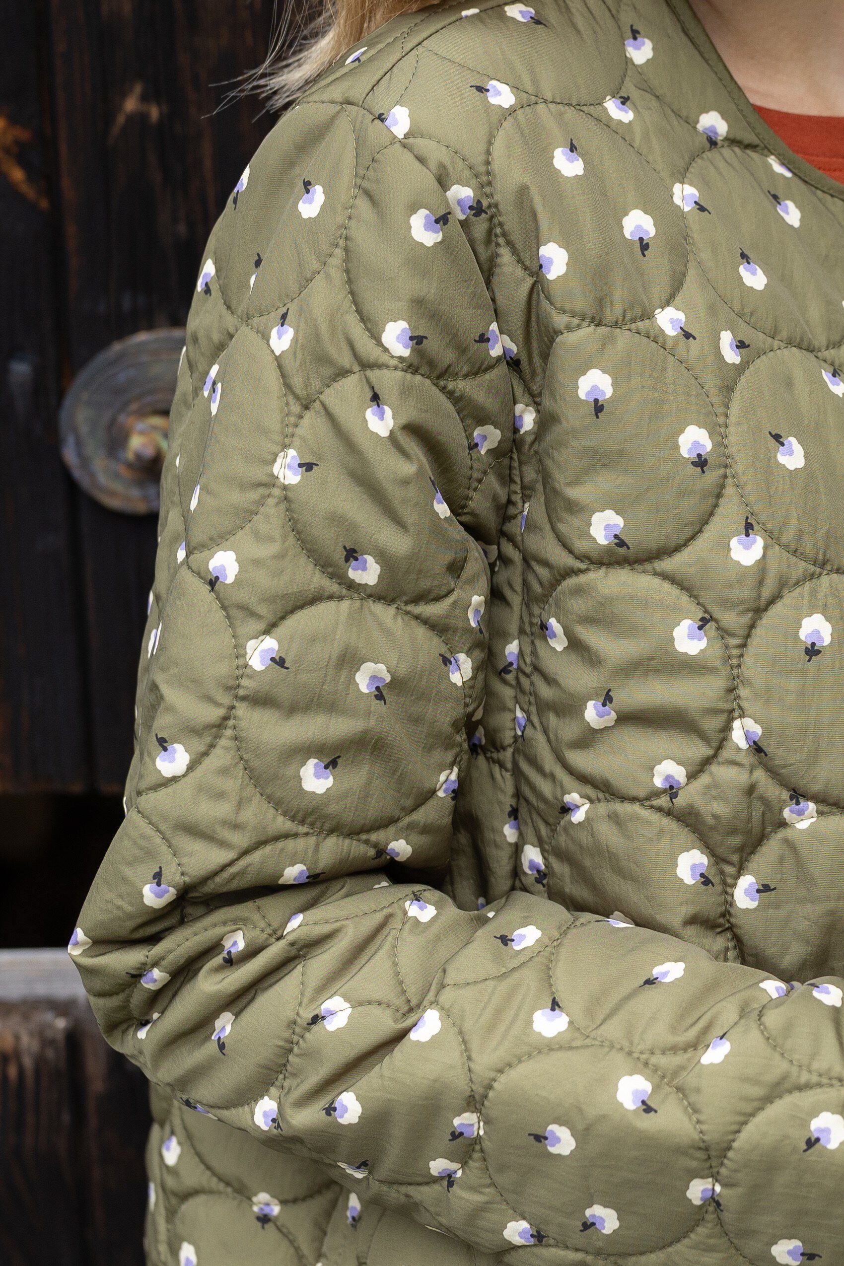 Daneland AOP Thermo Jacket Olive LILFLUFFERS