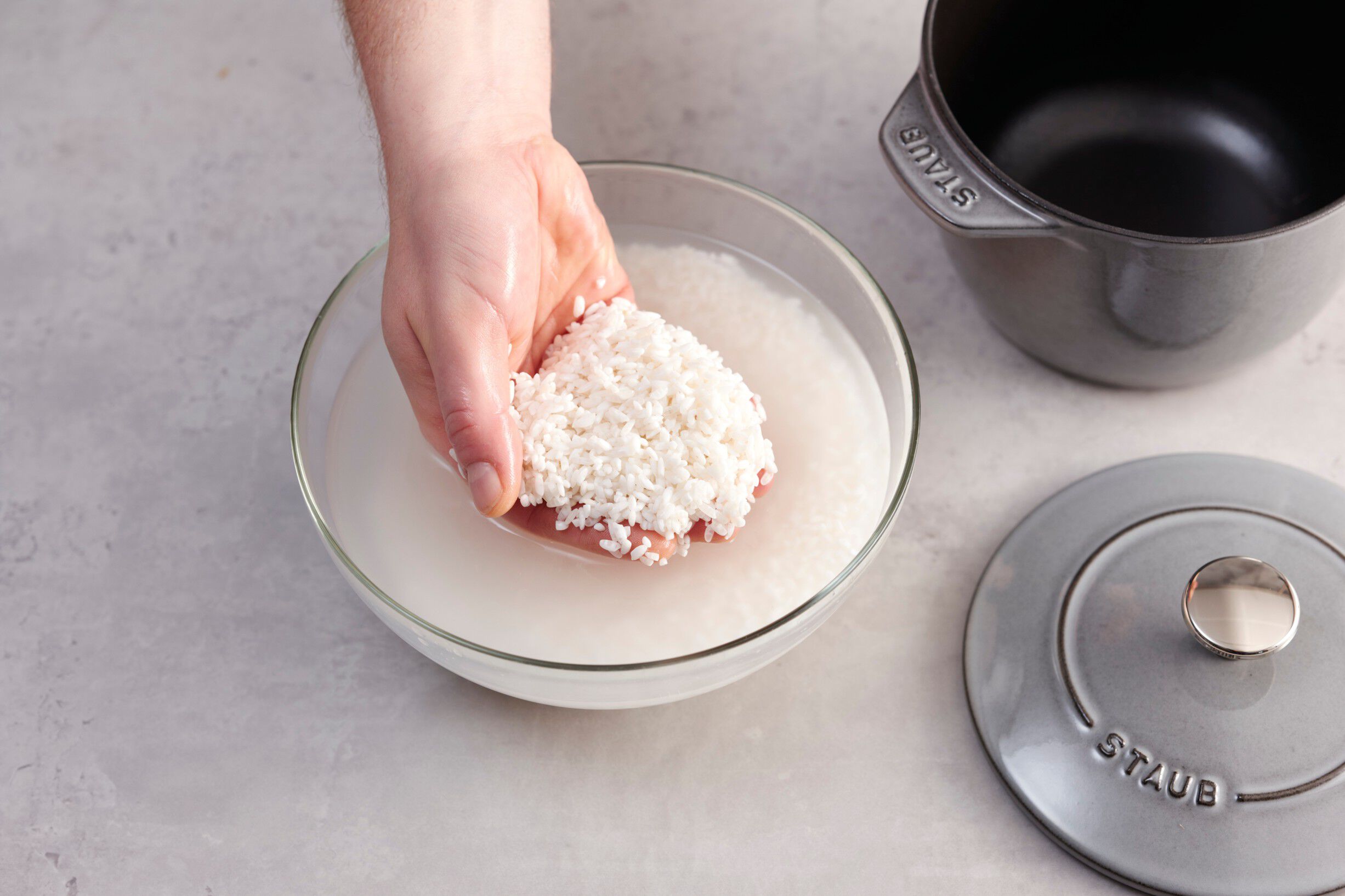 La Cocotte Ris Cocotte 16 cm / 1,75 l, Rund, Grafitgr&aring;, St&oslash;b