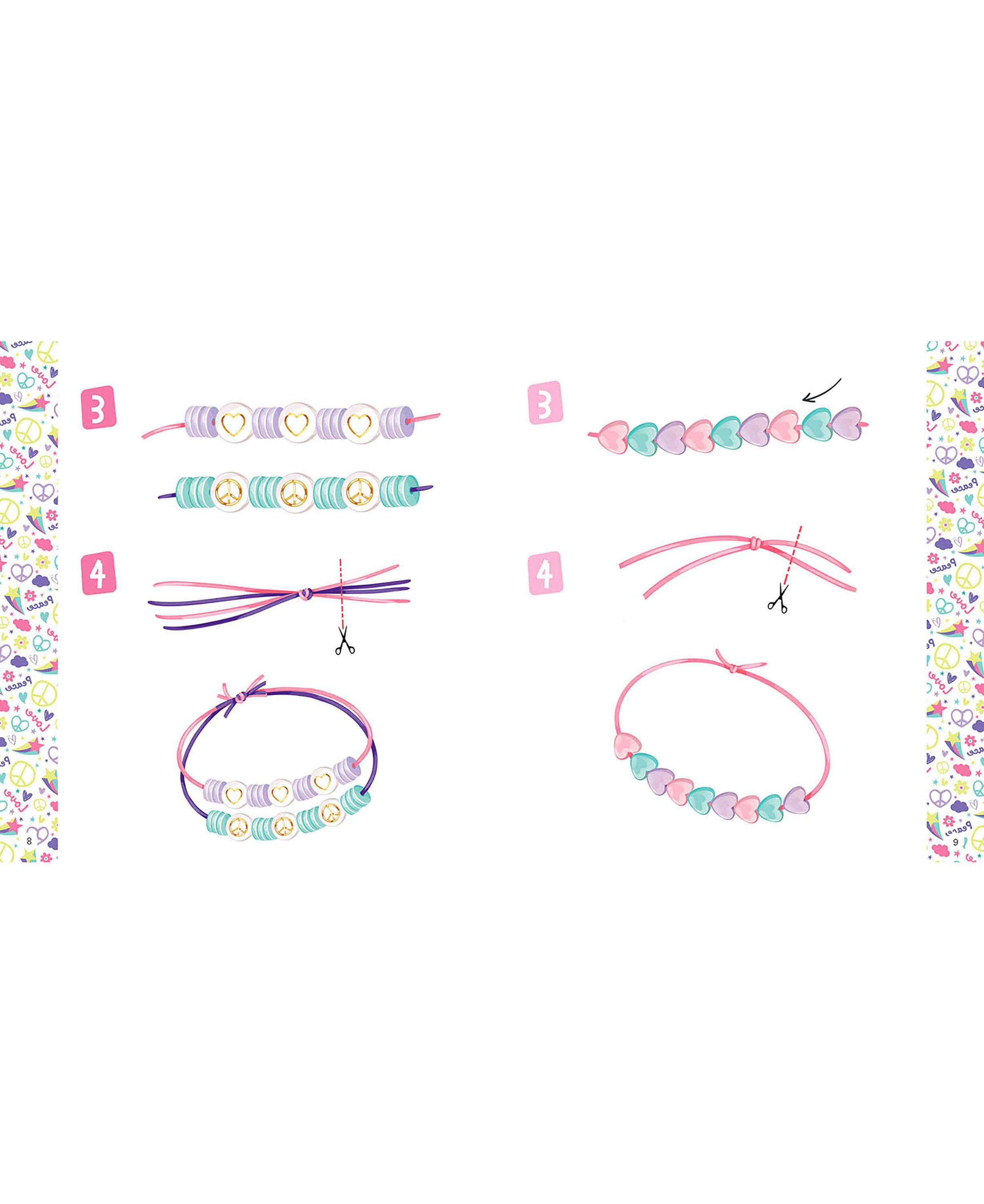 Auzou - Jewellery Factory - Peace & Love armb&aring;nd