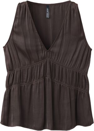 Ruched V-neck top