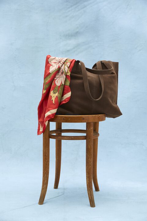 Suede Aubrey Bag