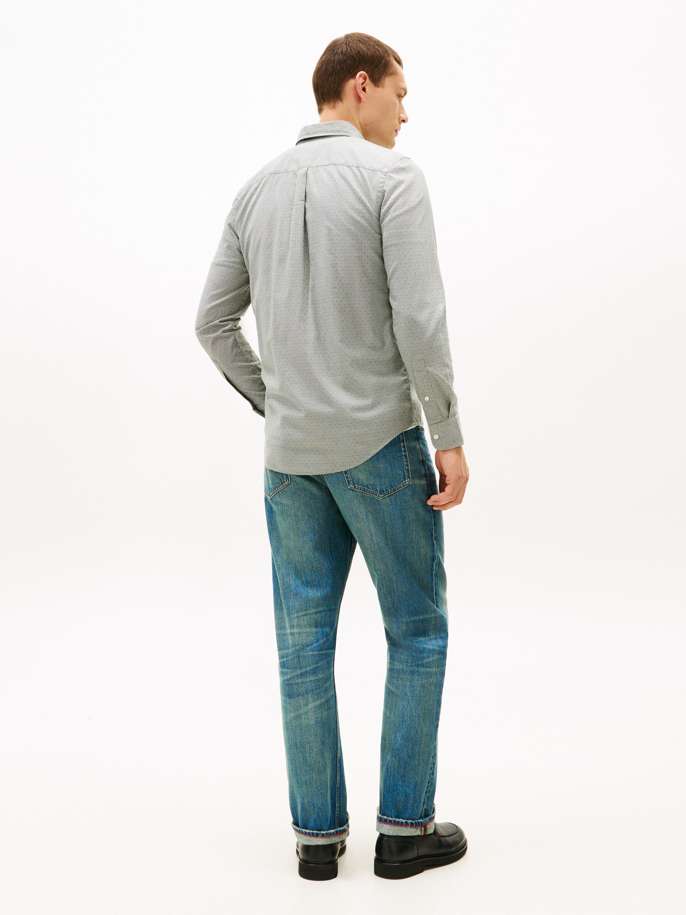 FLEX POPLIN MINI PRINT SF SHIRT