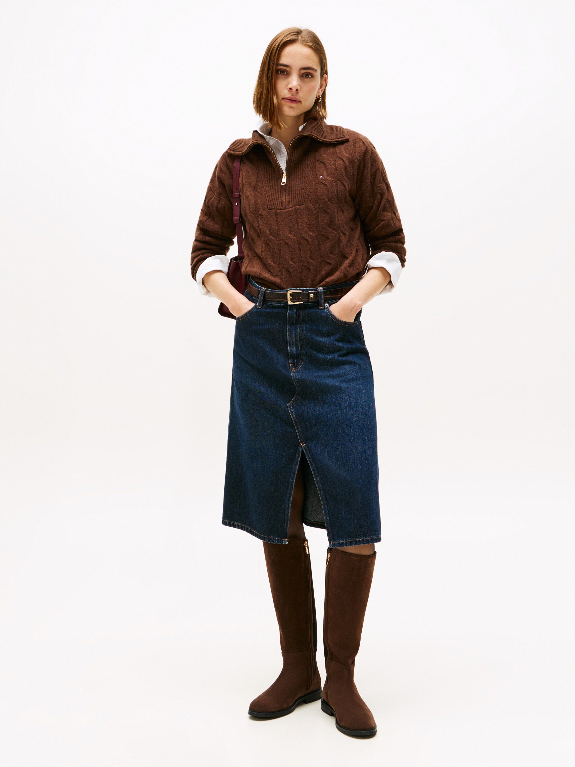 FLAG SUEDE LONG BOOT