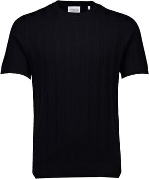 Knitted crew neck t-shirt