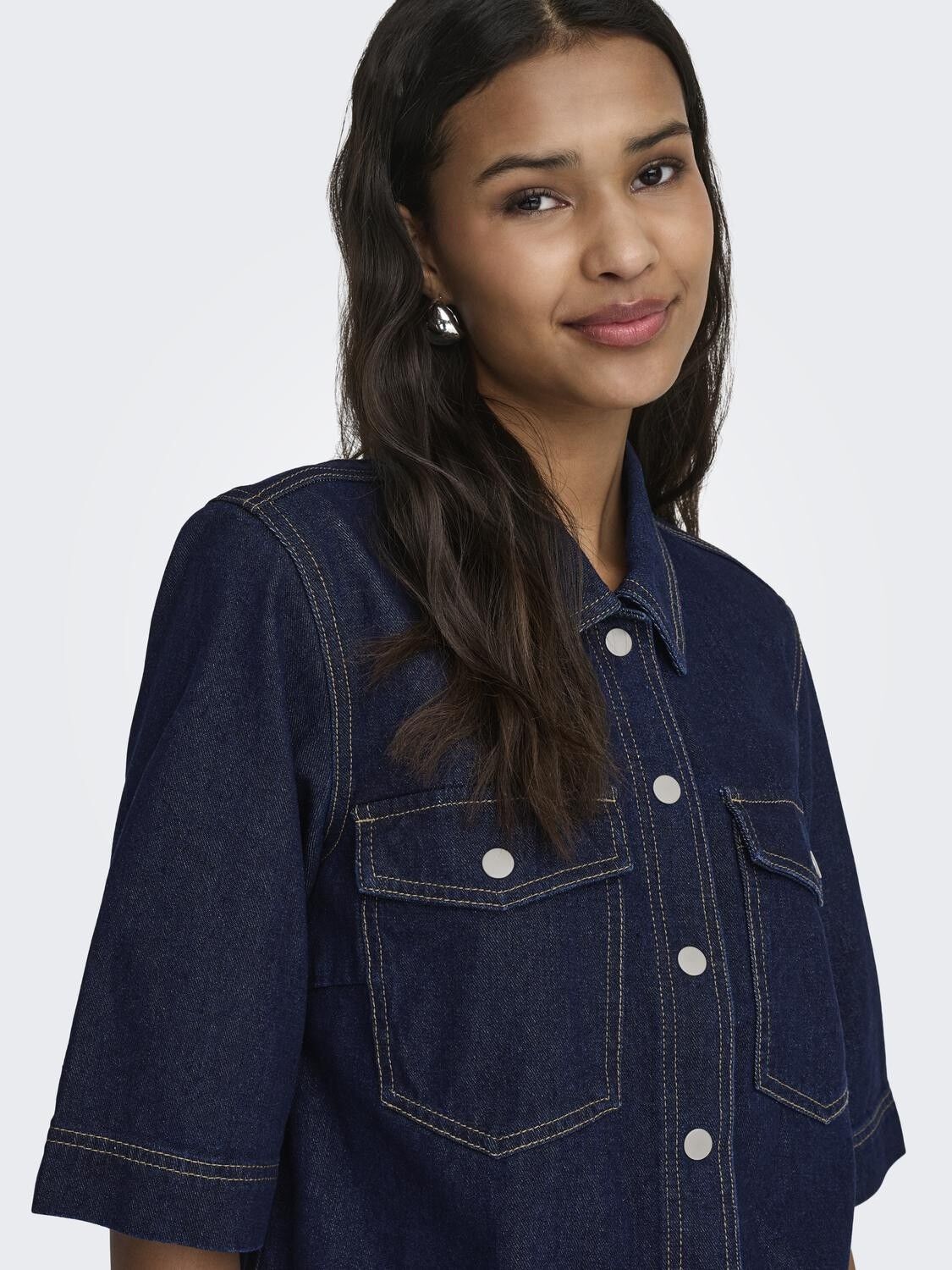 ONLBELLE S/S SHIRT DNM GUA NOOS