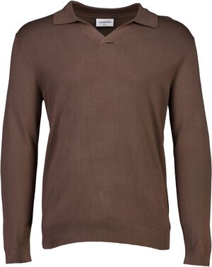 Ecovero L/S v-neck polo