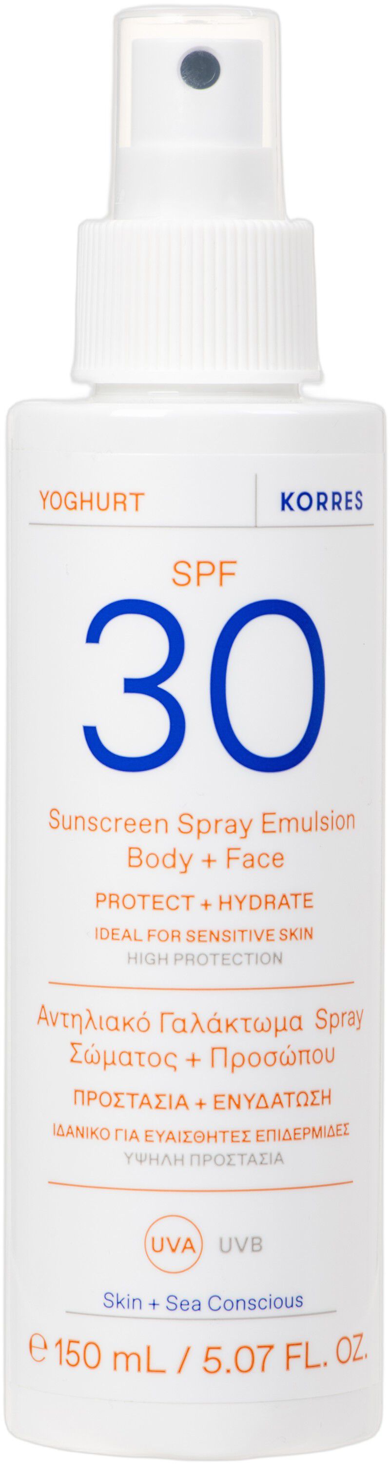 Yoghurt Sunscreen Spray Emulsion SPF 30 Body + Face
